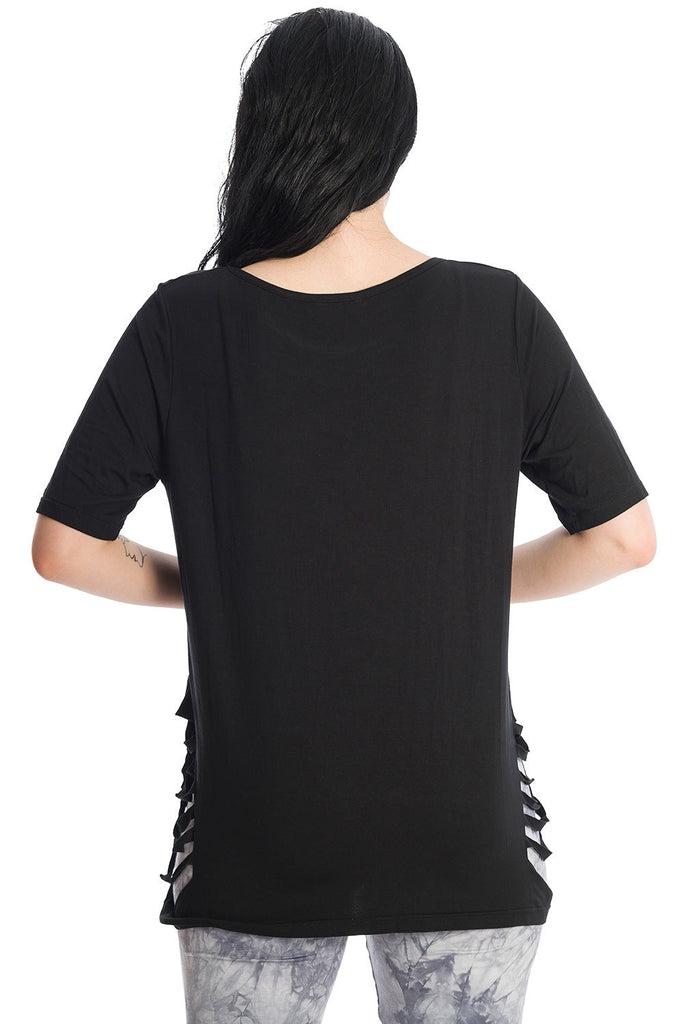 Creepy Wink Top-Banned-Dark Fashion Clothing