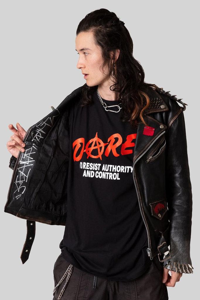 Dare T-shirt - Unisex-Long Clothing-Dark Fashion Clothing