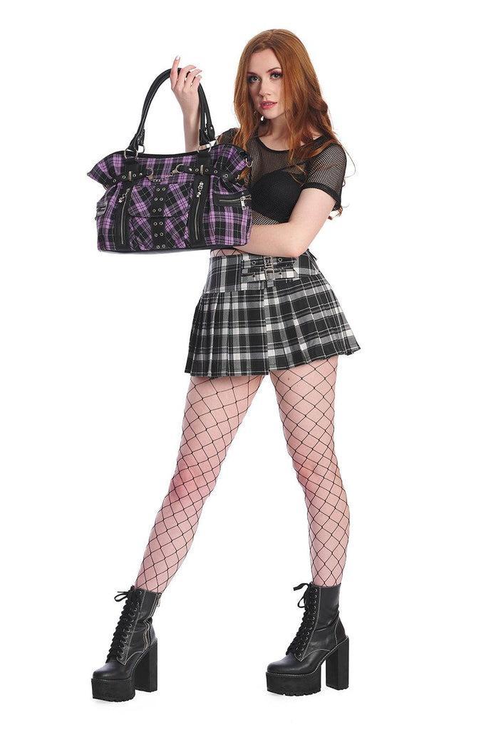 Darkdoll Mini Skirt-Banned-Dark Fashion Clothing