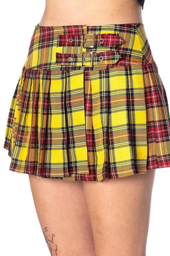 Darkdoll Mini Skirt-Banned-Dark Fashion Clothing