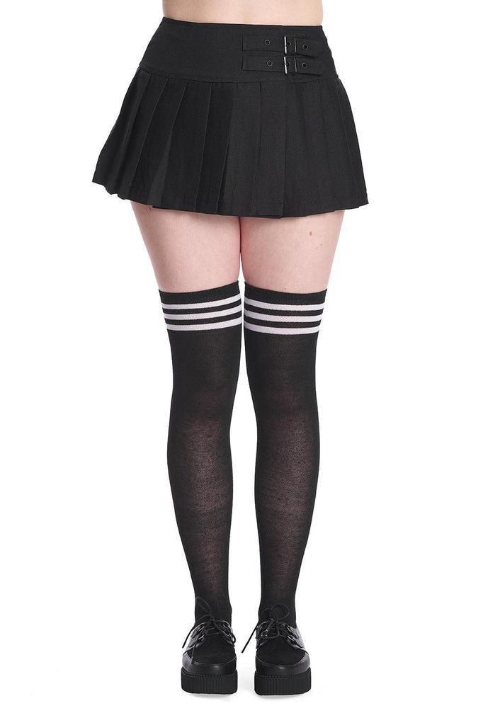Darkdoll Mini Skirt-Banned-Dark Fashion Clothing