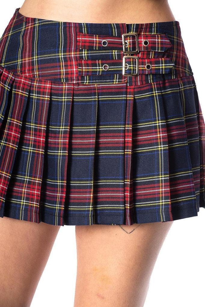 Darkdoll Mini Skirt-Banned-Dark Fashion Clothing