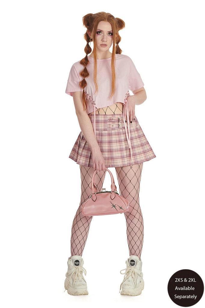 Darkdoll Mini Skirt-Banned-Dark Fashion Clothing