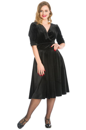 Date Night Fit & Flare Dress-Banned-Dark Fashion Clothing