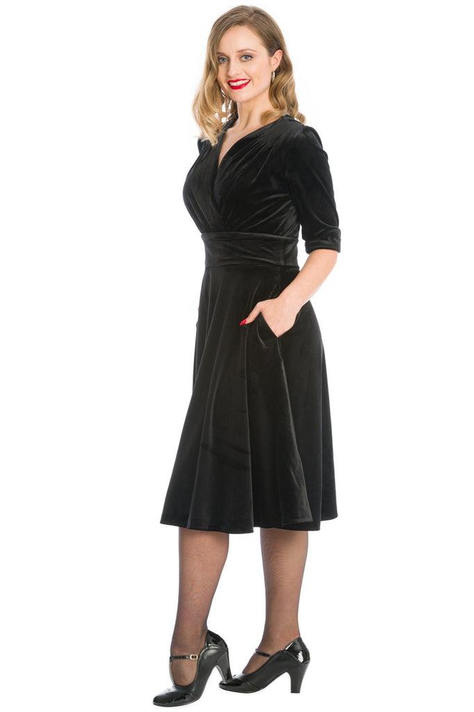 Date Night Fit & Flare Dress-Banned-Dark Fashion Clothing