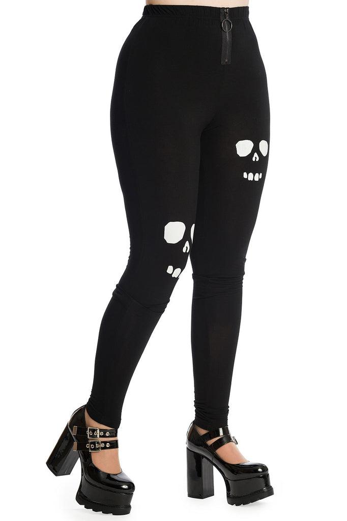 Dead Souls Leggings-Banned-Dark Fashion Clothing