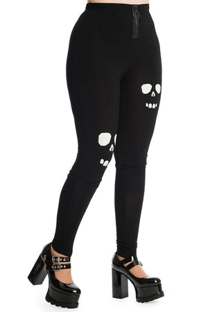 Dead Souls Leggings-Banned-Dark Fashion Clothing