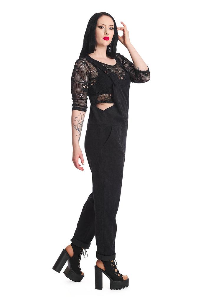 Demi Playsuit-Banned-Dark Fashion Clothing