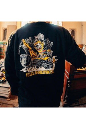 Demolition Crewneck-Toxico-Dark Fashion Clothing