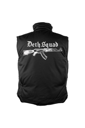 Deth Squad AK Padded Bodywarmer-Toxico-Dark Fashion Clothing