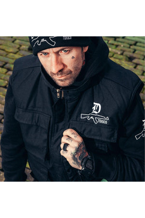 Deth Squad AK Padded Bodywarmer-Toxico-Dark Fashion Clothing