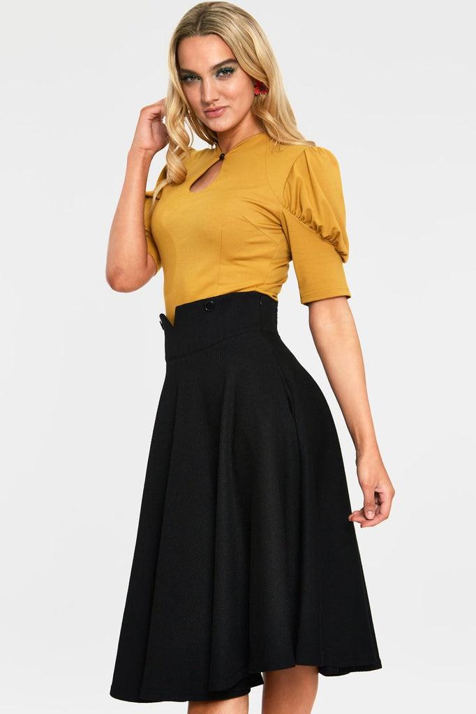 Dita Teese Keyhole Top-Voodoo Vixen-Dark Fashion Clothing