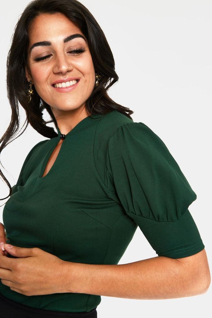 Dita Teese Keyhole Top-Voodoo Vixen-Dark Fashion Clothing