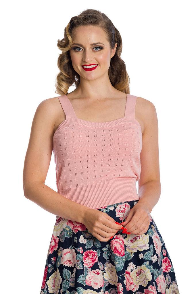 Dora Strap Knit Top-Banned-Dark Fashion Clothing