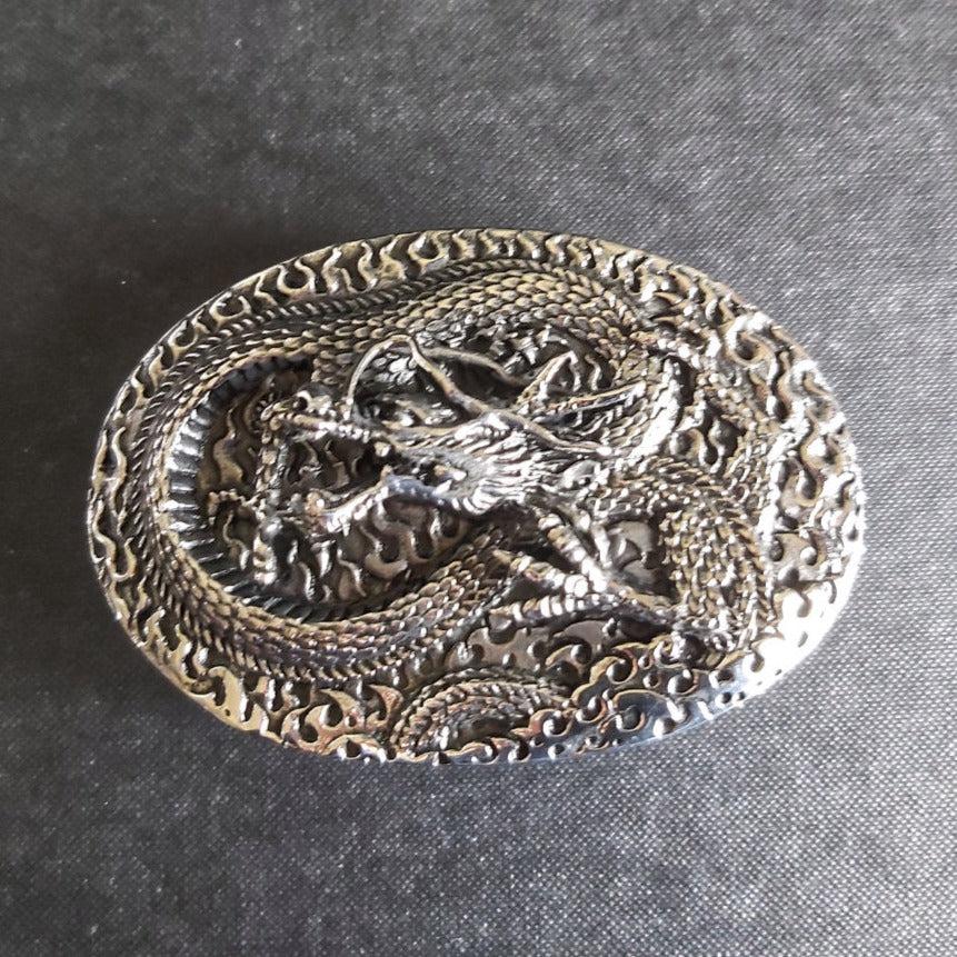Dragon Belt Buckle - Stainless Steel – 0012-Badboy-Dark Fashion Clothing