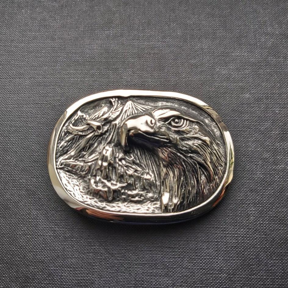 Eagle Belt Buckle - Stainless Steel – 0005-Badboy-Dark Fashion Clothing
