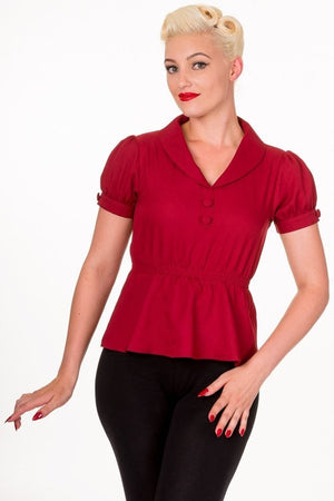 Endora Blouse-Banned-Dark Fashion Clothing