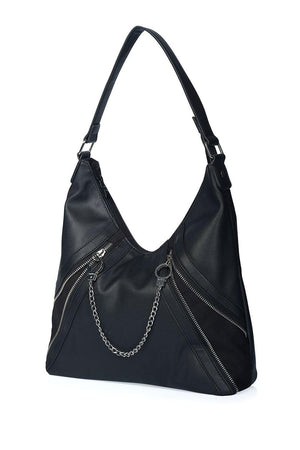 Entwined Hobo Bag-Banned-Dark Fashion Clothing