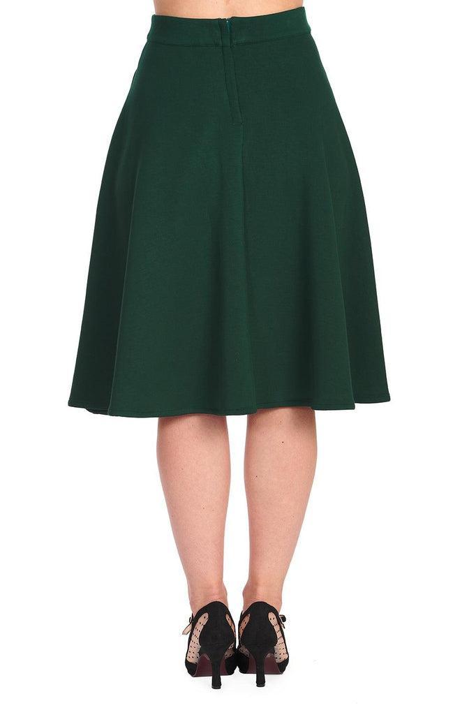 Etta Swing Skirt-Banned-Dark Fashion Clothing