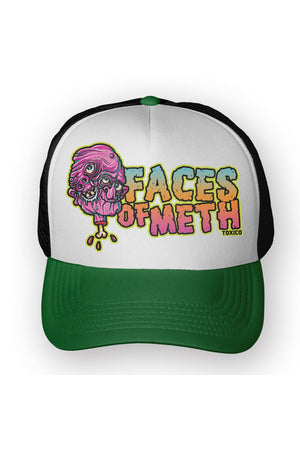 Faces Of Meth Trucker Hat-Toxico-Dark Fashion Clothing