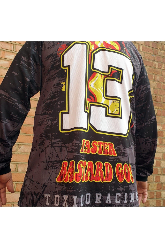 Faster Motocross Jersey-Toxico-Dark Fashion Clothing