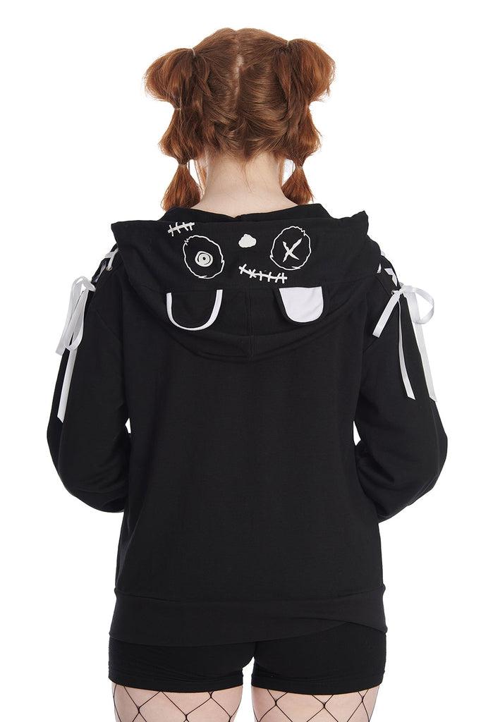 Fuzzyme Hoodie-Banned-Dark Fashion Clothing