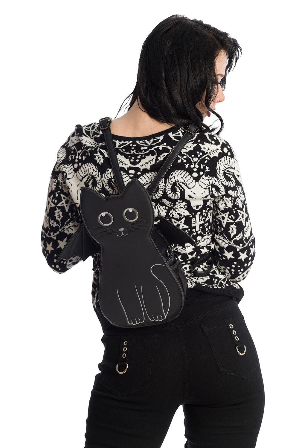 Goat Lord All Over Xmas Jumper-Banned-Dark Fashion Clothing