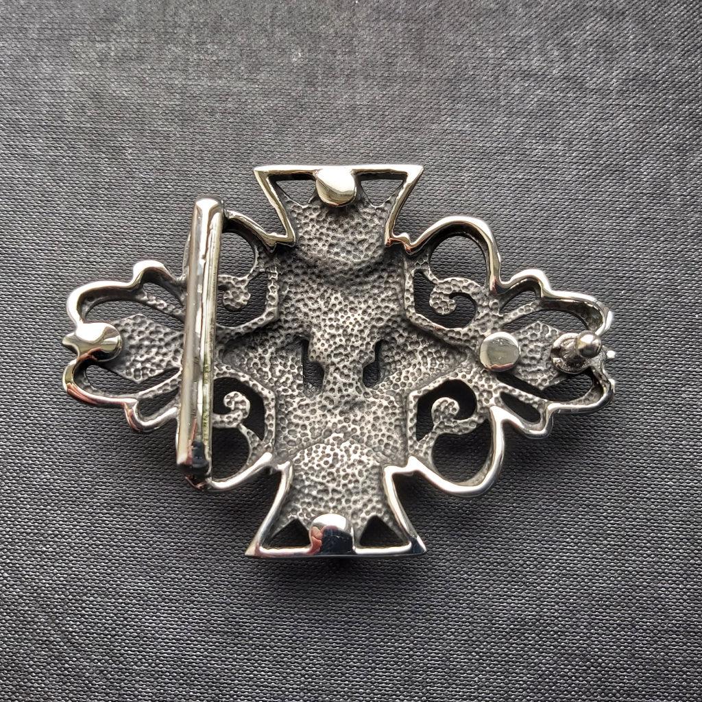 Gothic Skull Belt Buckle - Stainless Steel - 0020-Badboy-Dark Fashion Clothing