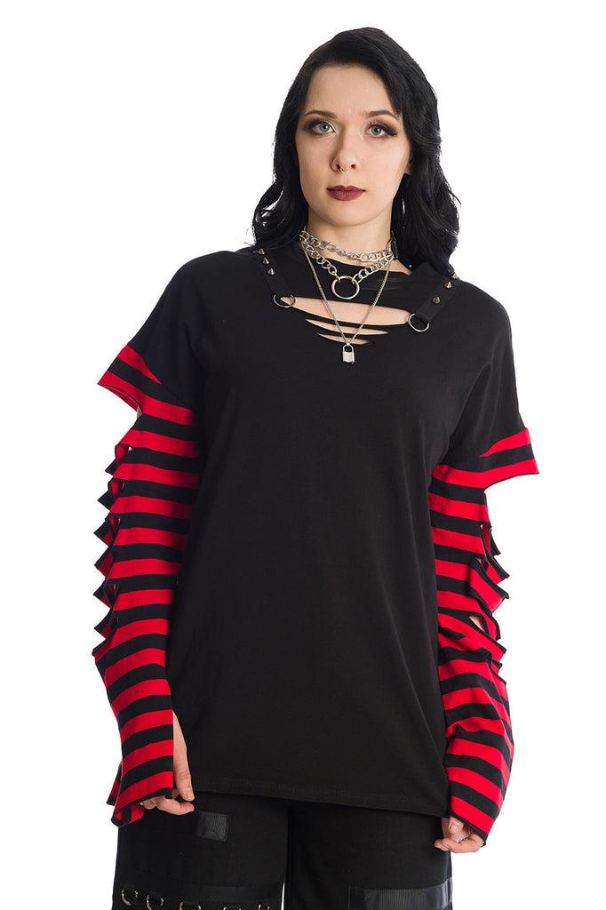 Hellebore Top-Banned-Dark Fashion Clothing