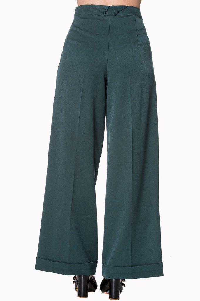 Hidden Away Plus Size Trousers-Banned-Dark Fashion Clothing