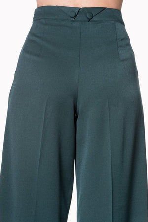 Hidden Away Plus Size Trousers-Banned-Dark Fashion Clothing