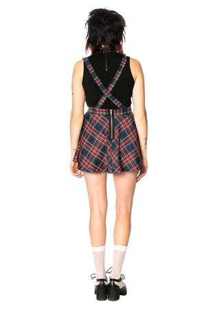 Highlife Pinafore-Banned-Dark Fashion Clothing