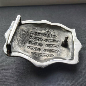 Hooded Swordsman Belt Buckle-Badboy-Dark Fashion Clothing