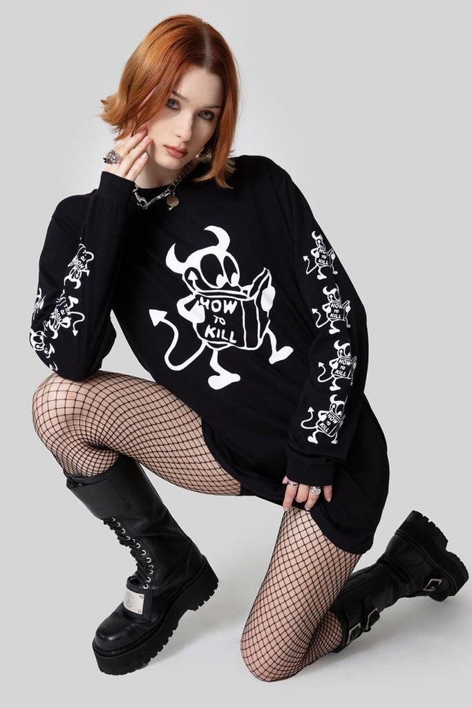 How To Kill - Long Sleeve - Unisex-Long Clothing-Dark Fashion Clothing