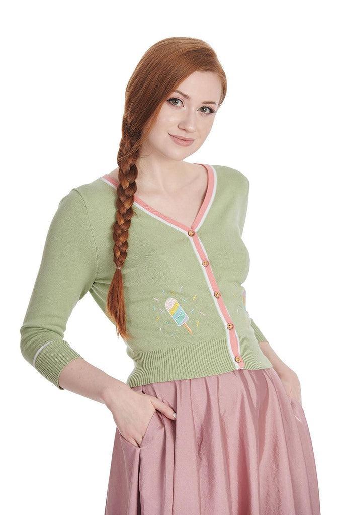 Ice Cream Cardigan-Banned-Dark Fashion Clothing