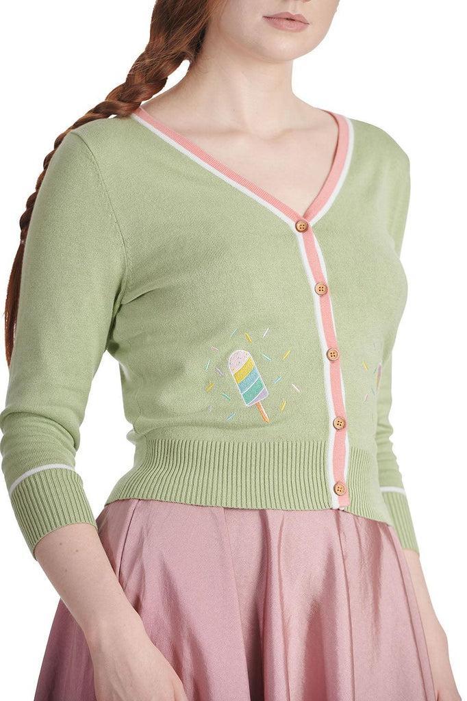 Ice Cream Cardigan-Banned-Dark Fashion Clothing