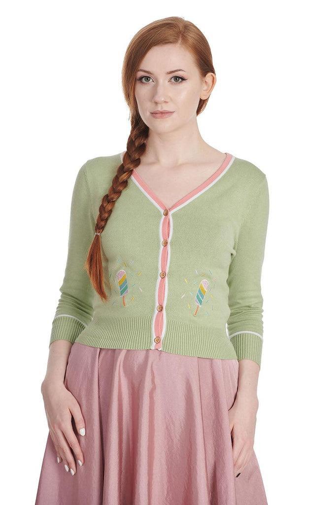 Ice Cream Cardigan-Banned-Dark Fashion Clothing