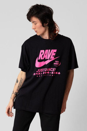 Illegal Rave T-shirt - Unisex-Long Clothing-Dark Fashion Clothing