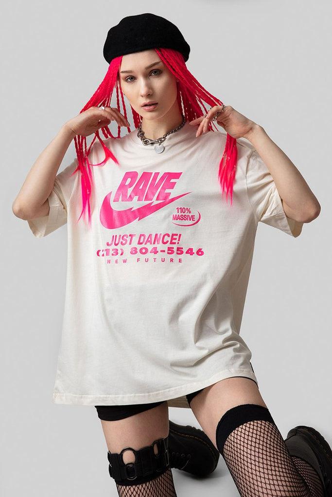 Illegal Rave T-shirt - Unisex-Long Clothing-Dark Fashion Clothing