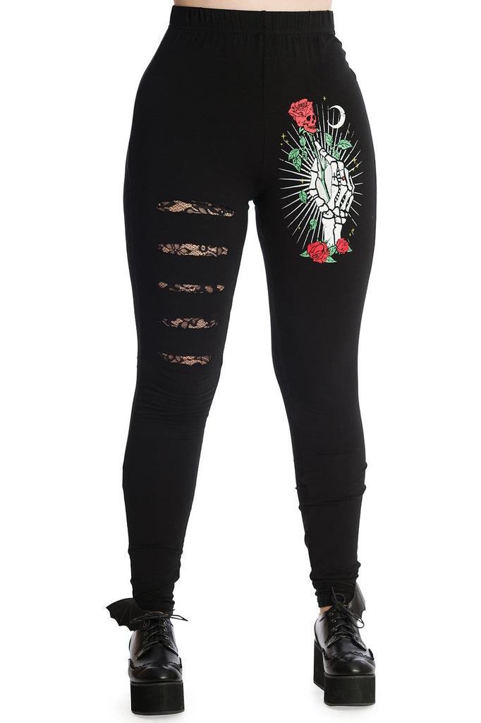 Ishtar Leggings-Banned-Dark Fashion Clothing