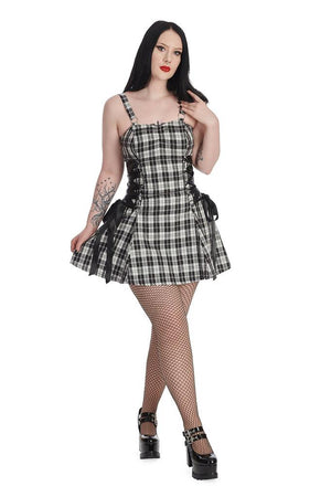 Klondike Lace Up Dress-Banned-Dark Fashion Clothing