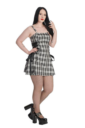 Klondike Lace Up Dress-Banned-Dark Fashion Clothing