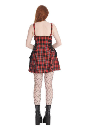 Klondike Lace Up Dress-Banned-Dark Fashion Clothing