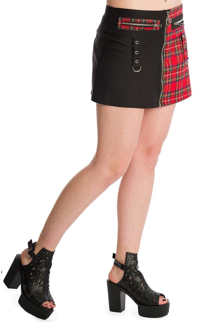 Krampus Skirt-Banned-Dark Fashion Clothing