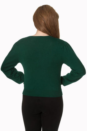 Little Luxury Cropped Cardigan-Banned-Dark Fashion Clothing
