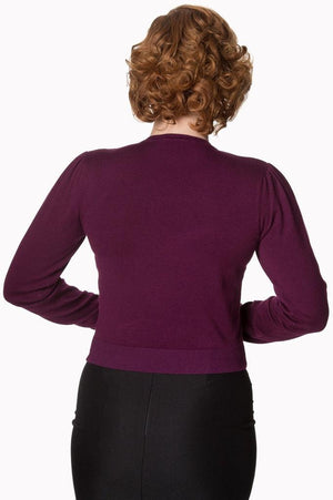 Little Luxury Cropped Cardigan-Banned-Dark Fashion Clothing