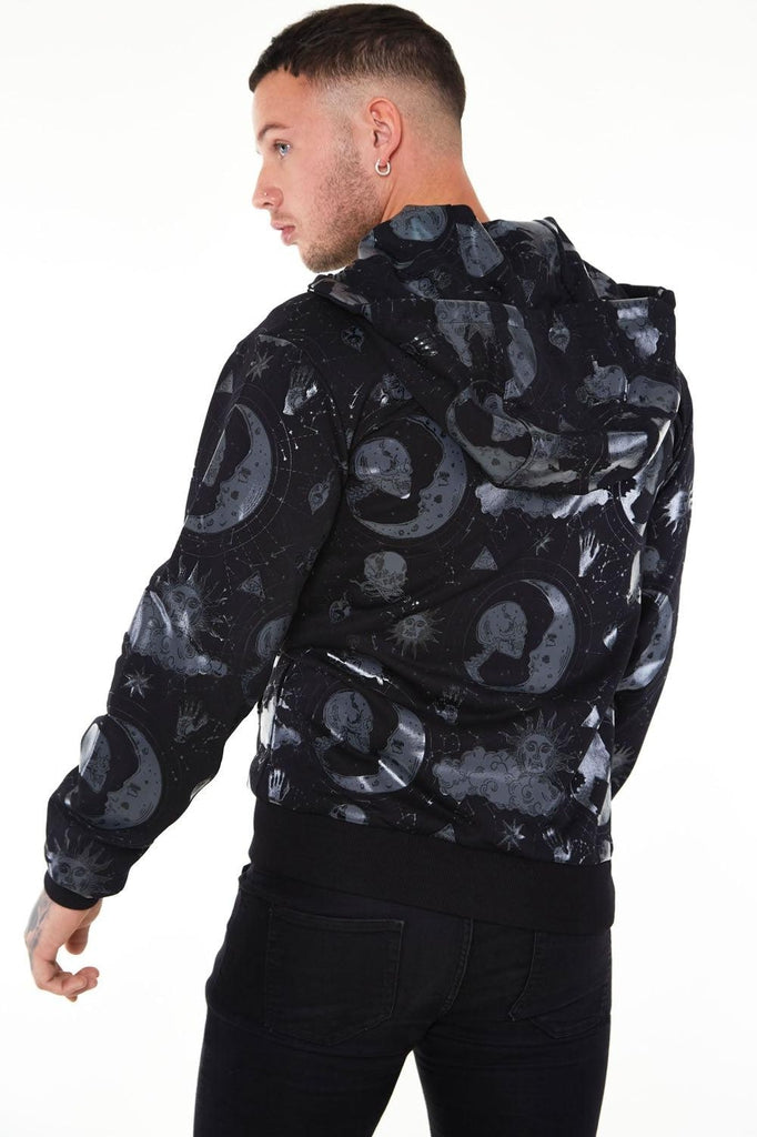 Mens Moonstone Hoodie-Jawbreaker-Dark Fashion Clothing