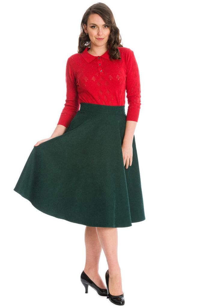 Merry Tree Knit Top-Banned-Dark Fashion Clothing