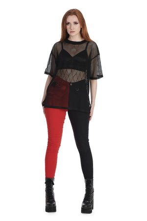 Mesh' N' Magic Top-Banned-Dark Fashion Clothing