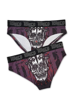 Metal Skull Briefs-Toxico-Dark Fashion Clothing